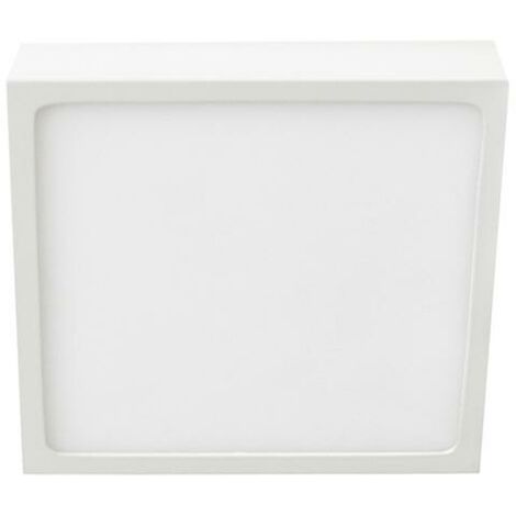Lampada led plafoniera 6w ip44 4000k quadrata luce naturale stone 2044/n