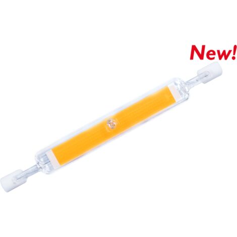 Lampada Led R7S in Vetro 118mm 8.5W 2700 K Warm White NOVALINE