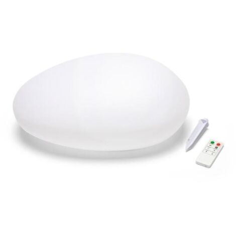 Lampada led rgb a energia solare velamp 0.8w 3000k 1200mah bianco - sl536