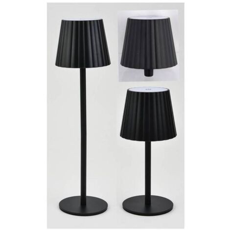 LAMPADA LED RICARICABILE 3 IN 1 ALBA NERO - 12 pezzi