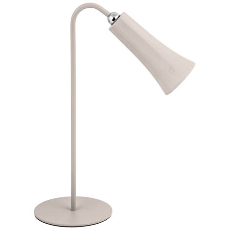 LAMPADA LED RICARICABILE DA TAVOLO ALICE BEIGE- 12,0 pz