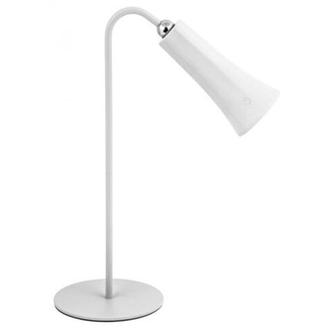 LAMPADA LED RICARICABILE DA TAVOLO ALICE BIANCO 12 PZ