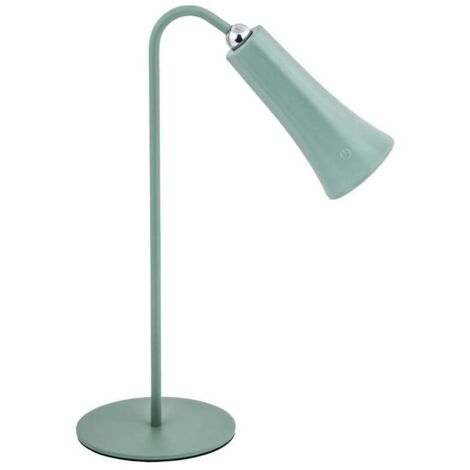 LAMPADA LED RICARICABILE DA TAVOLO ALICE VERDE - 12 pezzi