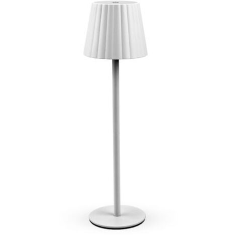 LAMPADA LED RICARICABILE DA TAVOLO AURORA BIANCO 12 PZ