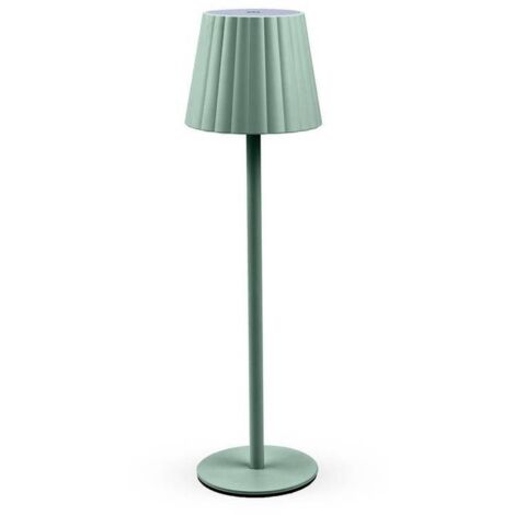 LAMPADA LED RICARICABILE DA TAVOLO AURORA VERDE