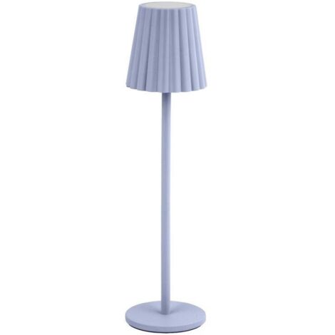 LAMPADA LED RICARICABILE DA TAVOLO MINU LILLA 12 PZ