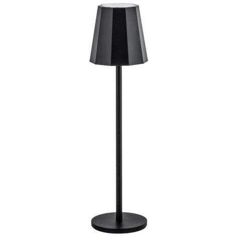 LAMPADA LED RICARICABILE DA TAVOLO POLLICINO NERO