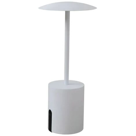 LAMPADA LED ROCKET RICARICABILE E DIMMERABILE BIANCA