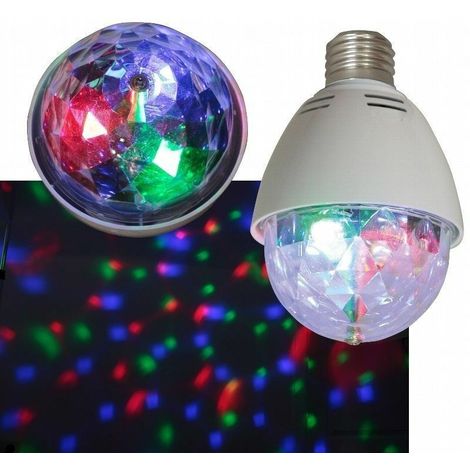 Effetti Luce Led Discoteca.Lampada Led Rotante Effetto Luci Disco Party Feste Discoteca 3w Lampadina E27 Dl Xzd