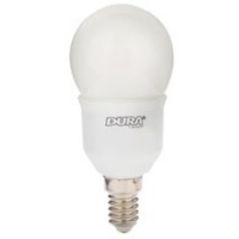 Lampada Led Round E14 7W 220-240V 2700K ( DURALAMP cod. 06084 )