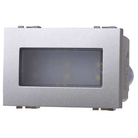 Lampada Led Segnapasso 3P 220V Grigio 3000K Compatibile Con Bticino Living International