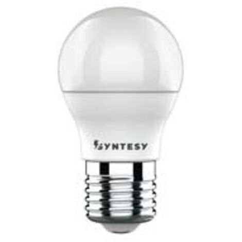 LAMPADA LED SFERA OPALE E27- - 49w - E27 - 4000 °K naturale - 470 lm - cl. en.F - 10 pezzi SYNTESY