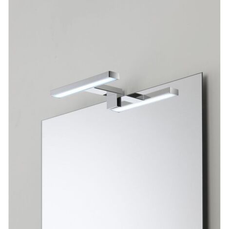 LAMPADA LED SPECCHI 4W 18CM IP44 IN ABS CROMO