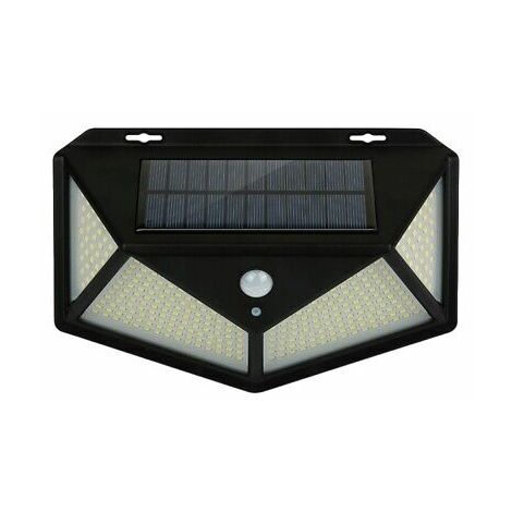 Lampada luce faretto faro esterno solare 300 LED con sensore movimento HS-8010C