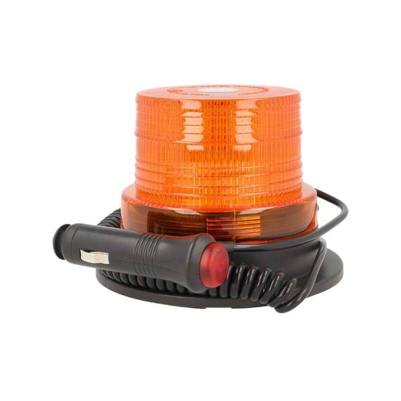LAMPEGGIANTE SEGNALATORE EMERGENZA ROTANTE CALAMITAT MAGNETICO AUTO TRATTORE 12V