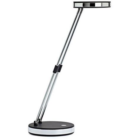 Lampada MAULpuck LED nera con braccio telescopico