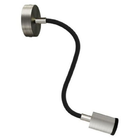 Lampada mini da soffitto/parete creative-cables italia - titanio satinato apmflgutis30tisrm04