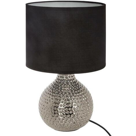 Lampada Mozo in ceramica nera H38cm - Atmosphera créateur d'intérieur