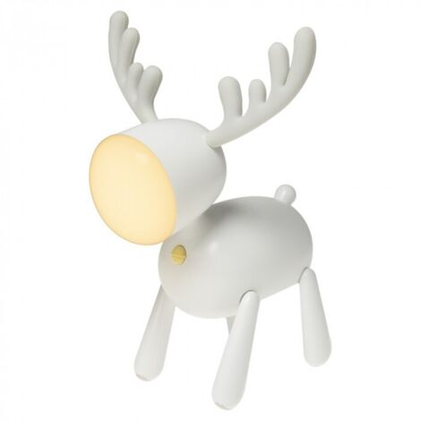 Lampada notte LED cervo dimmerabile bianca Mary's MW20535