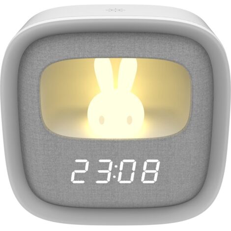 Lampada notte LED coniglio bianca sveglia Polux Bunny2