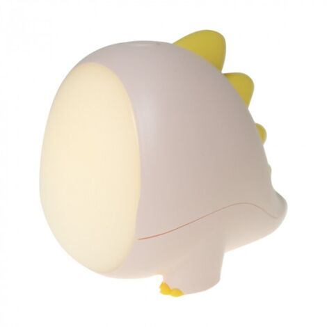 Lampada notte LED Dino rosa dimmerabile Mary's MW20533