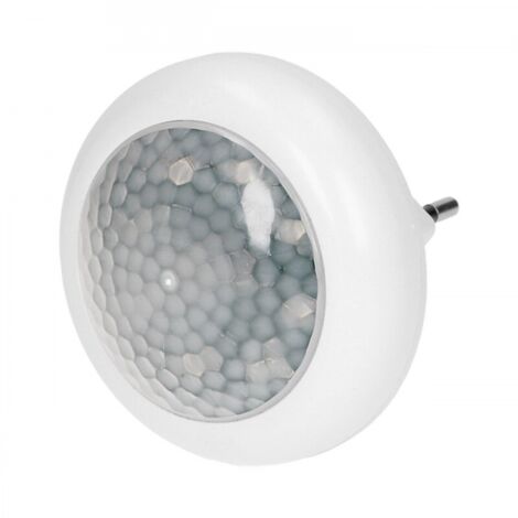 LAMPADA NOTTURNA A LED CON SENSORE DI MOVIMENTO E CREPUSCOLARE 120° 8XLED - ON- LA-2