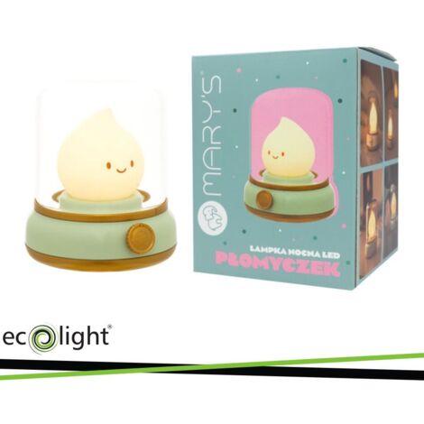 LAMPADA NOTTURNA A LED MARY S  FIAMMA VERDE
