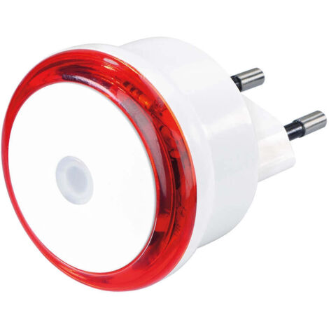 Lampada notturna HAMA Basic rossa