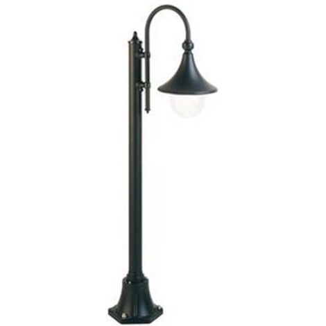Lampada Paletto Colore Nero per Esterno Linea Lampara Sovil