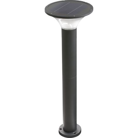Lampada paletto segnapassi a LED in alluminio con ricarica solare e accensione automatica 2W Sunny