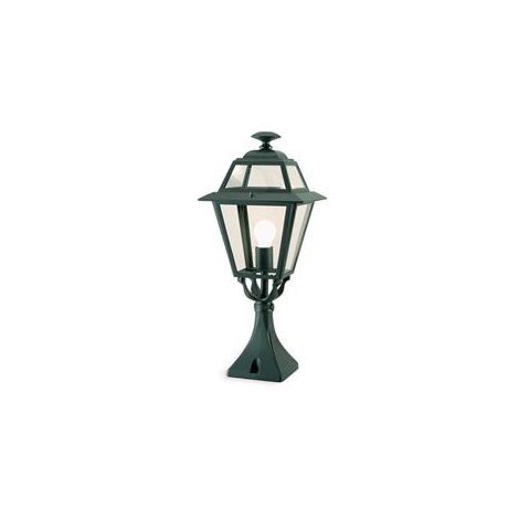 Lampada Palo Paletto da Cancello Colore Grigio per Esterno Linea Elegance Livos