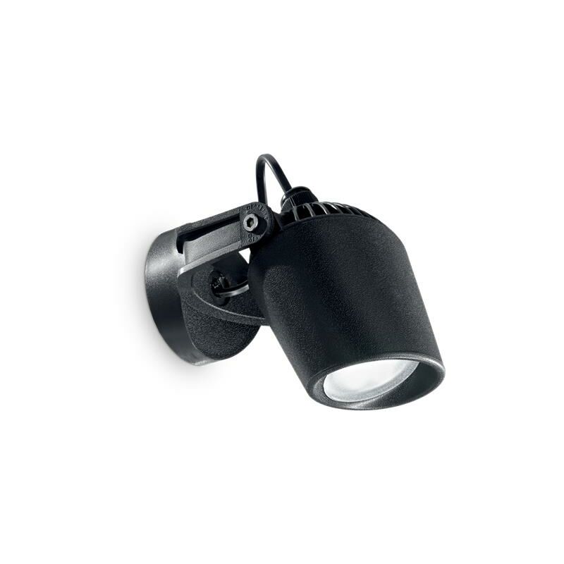 Lampada da parete 1 luce minitommy ap nero 3000K