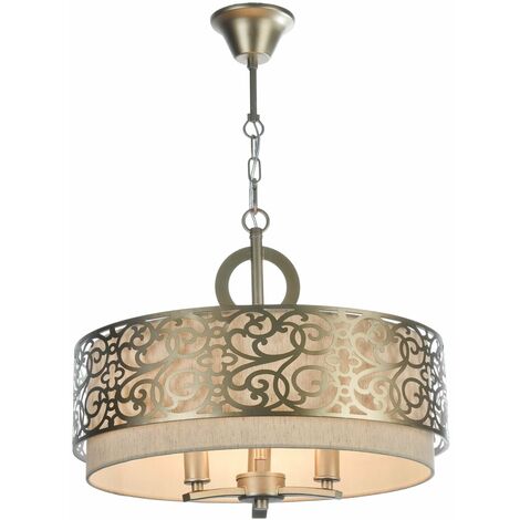 Lampada pendente House in Metallo Venera Ottone