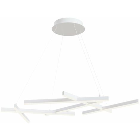 Lampada pendente Modern in Alluminio Line Bianco
