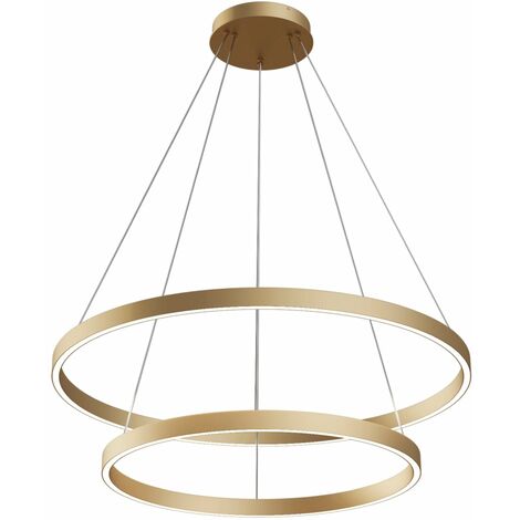 Lampada pendente Modern in Alluminio Rim Ottone