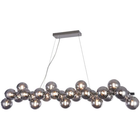 Lampada pendente Modern in Metallo Dallas Cromo