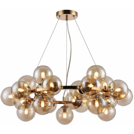 Lampada pendente Modern in Metallo Dallas Oro
