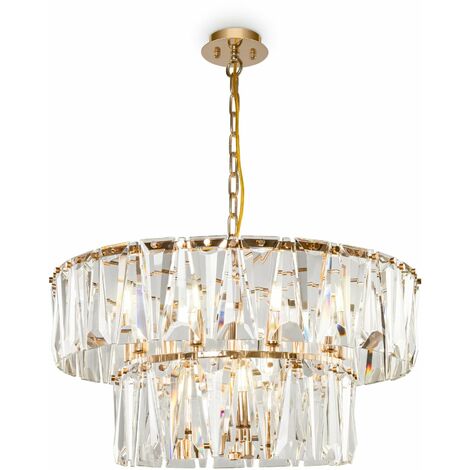 Lampada pendente Modern in Metallo Puntes Oro