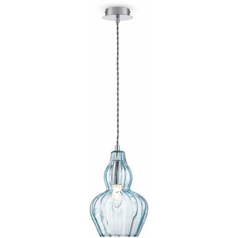 Lampada pendente Pendant in Metallo Eustoma Nickel