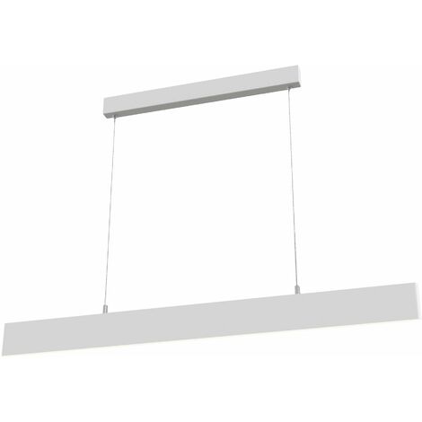 Lampada pendente Pendant in Metallo Step Bianco