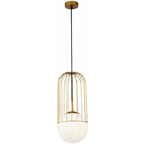 Lampada pendente Pendant in Metallo Telford Oro