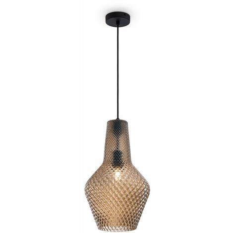 Lampada pendente Pendant in Metallo Tommy Nero