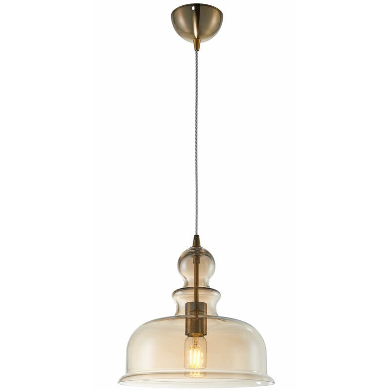 Lampada pendente Pendant in Metallo Tone Bronzo
