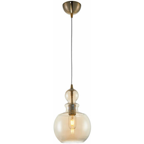 Lampada pendente Pendant in Metallo Tone Bronzo