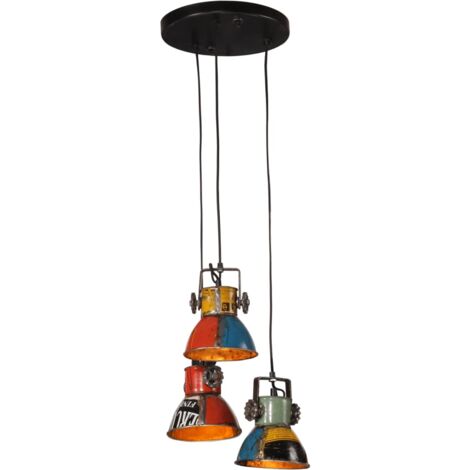 Lampada Pensile 25 W Multicolore 30x30x100 cm E27 vidaXL