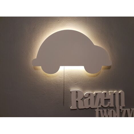 Lampada per auto per bambini, LED, alimentata a batteria