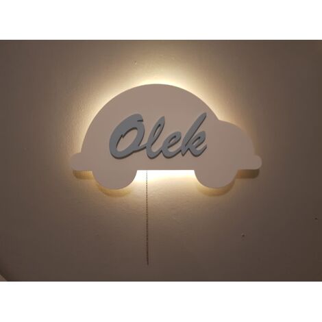 Lampada per auto per bambini, LED personalizzata