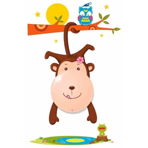 Lampada per bambini 1x0.6W LED MONKEY ML115 Milagro