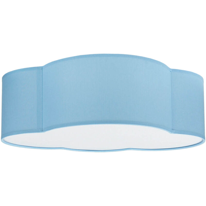 Image of Lampada per bambini nuvola blu a basso abbagliamento lunga 41 cm 2x E27 - Azzurro