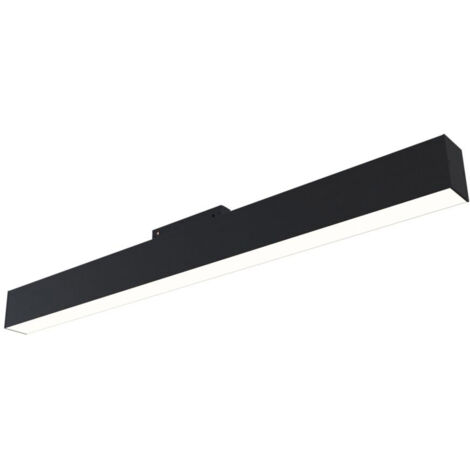 Lampada Per Binario Moderno Alluminio Nero Luce Naturale 20W